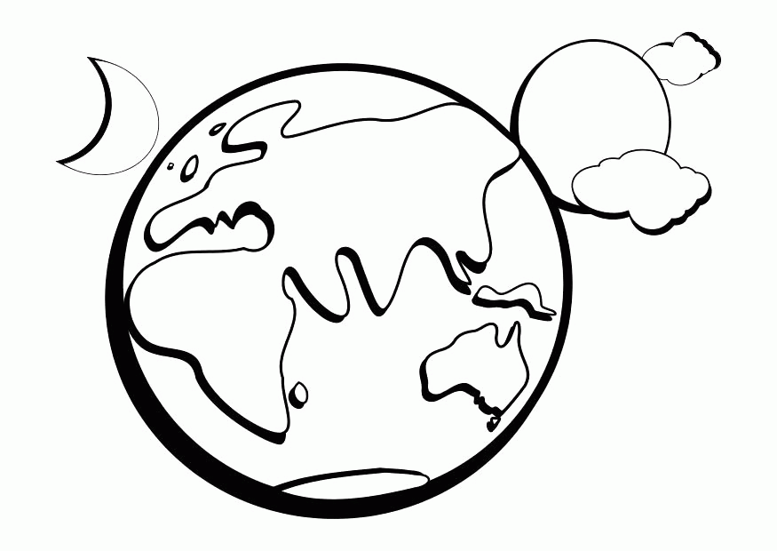 God Created Heaven and Earth Coloring Pages | Coloring