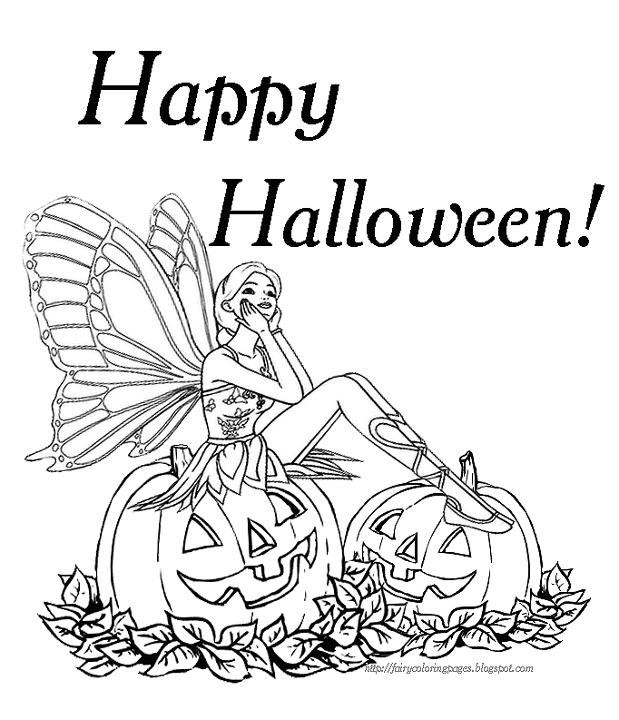 Halloween Pictures To Print And Color - Coloring Pages for Kids ...