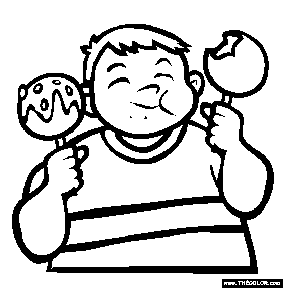 Sweet Treats Online Coloring Pages