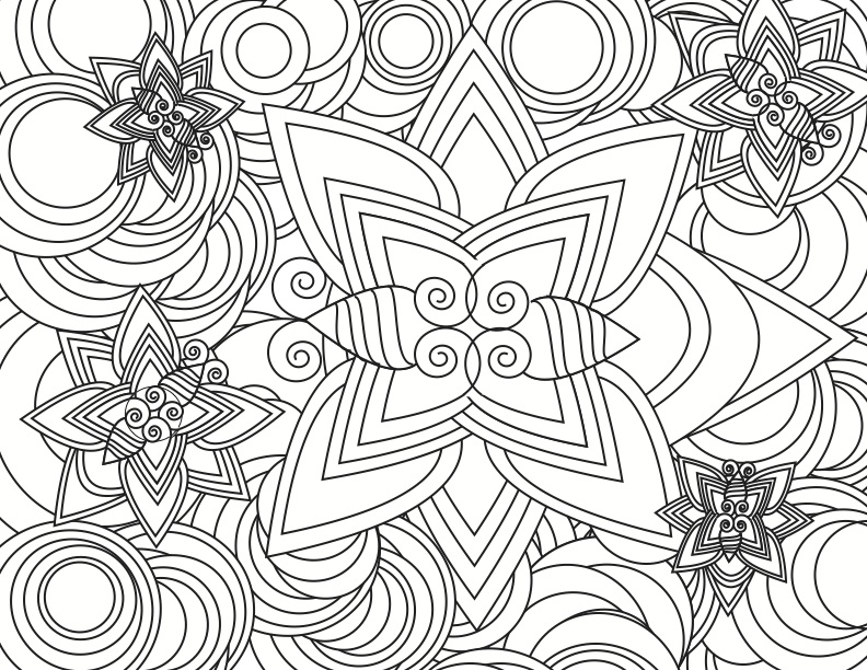 Abstract Coloring Pages For Teenagers Printable Coloring Pages For ...