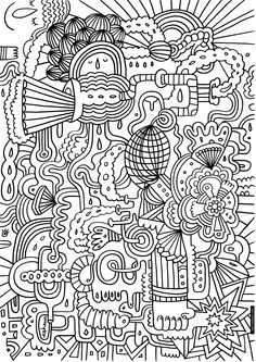 Hard Colouring In Pages - Coloring Pages for Kids and for Adults