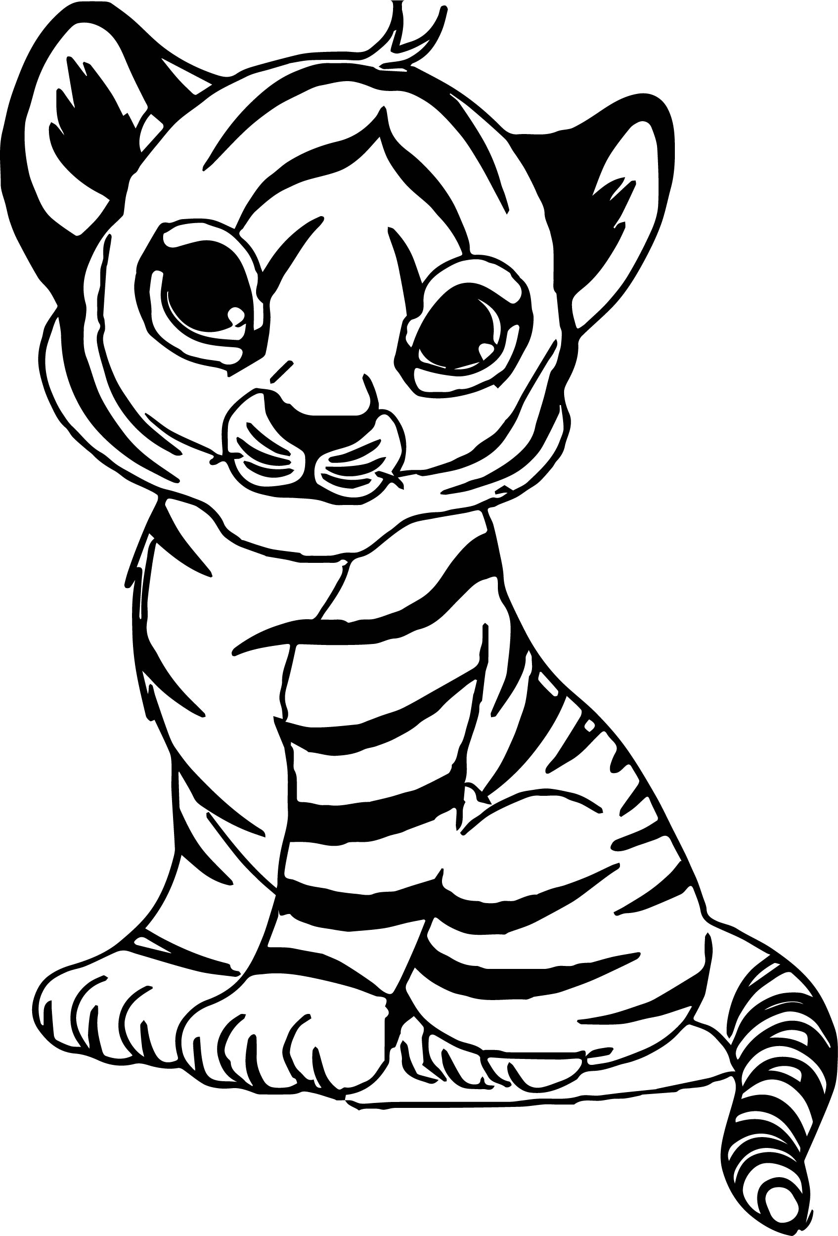 Tiger Coloring Pages - Free Printable Coloring Pages at ColoringOnly.com