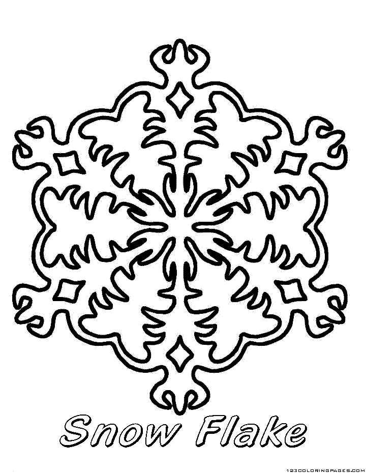 Snow Coloring Pages
