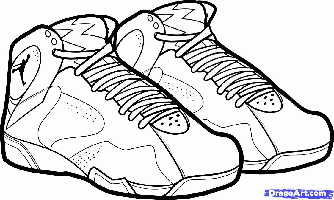 air jordan coloring page - Coloring Pages To Print