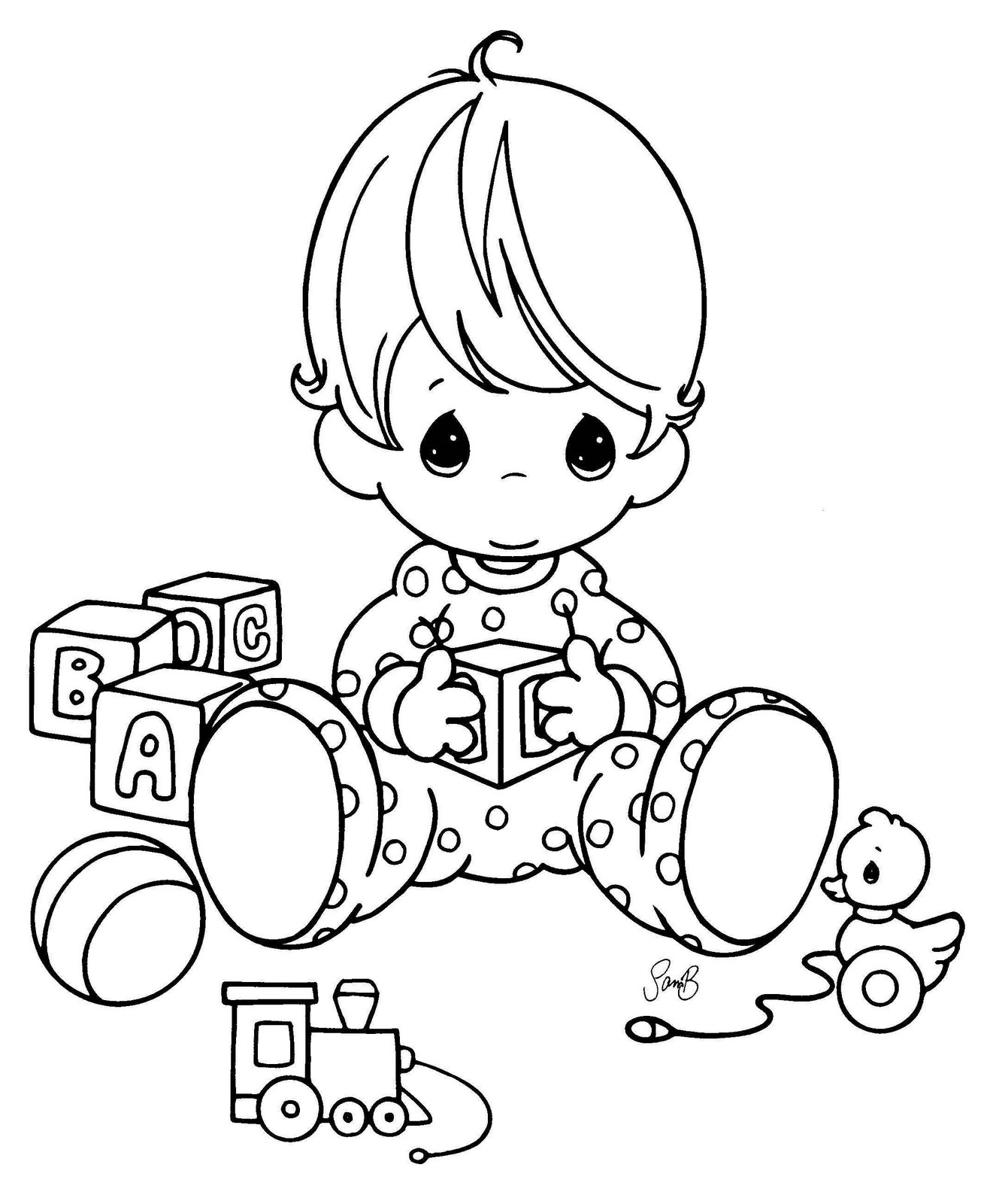 Baby Printable - Coloring Pages for Kids and for Adults