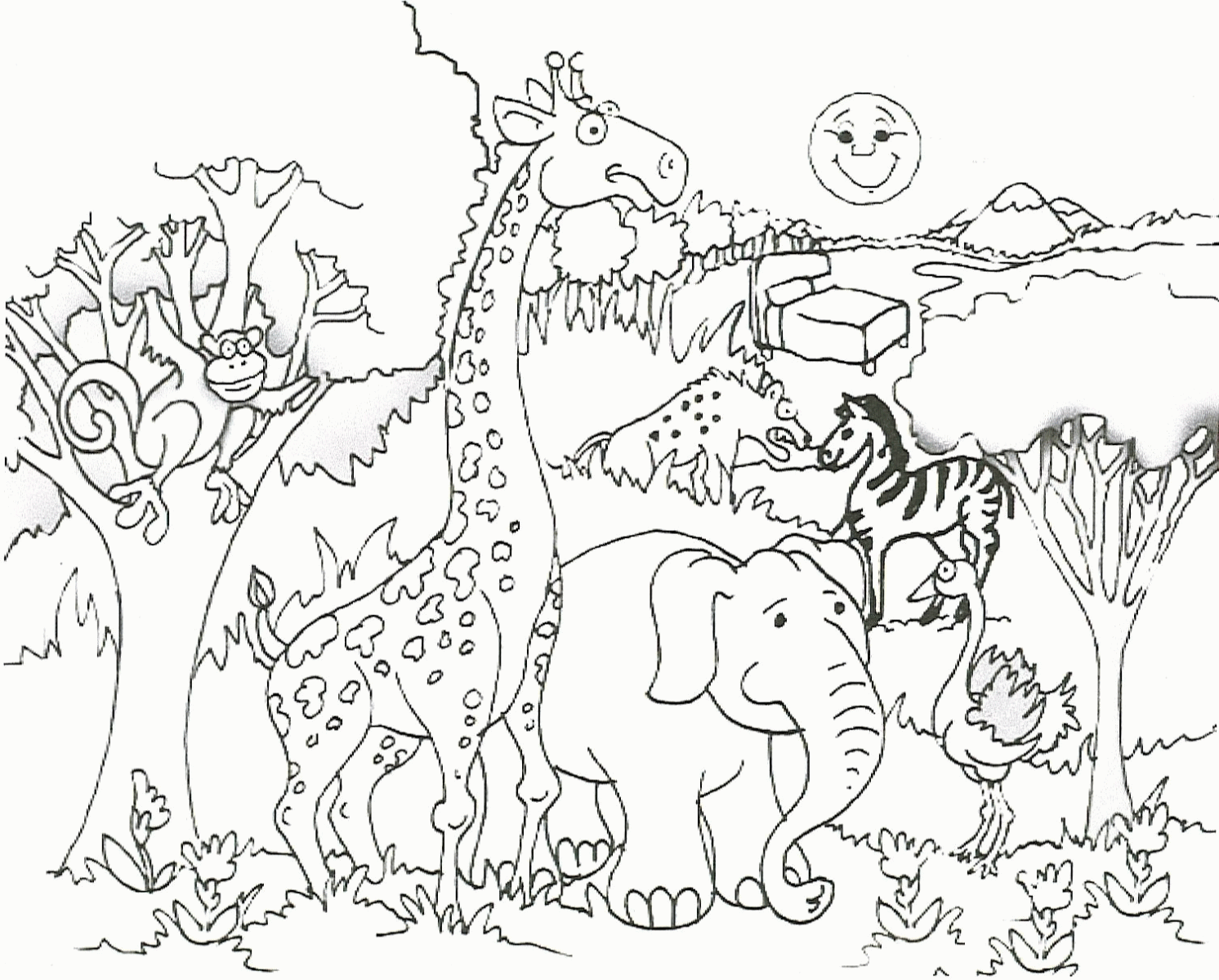 african coloring pages - High Quality Coloring Pages