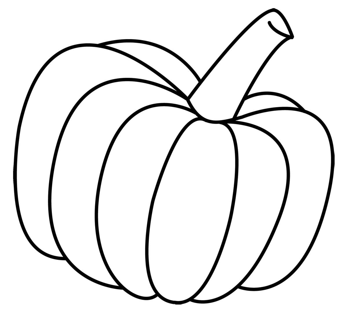 Best Pumpkin Outline Printable #22947 - Clipartion.com