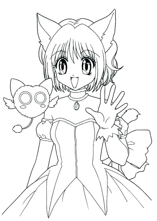 free anime coloring pages anime wolf girl coloring pages page free free  anime coloring pages anim… | Chibi coloring pages, Anime wolf girl, Coloring  pages for girls
