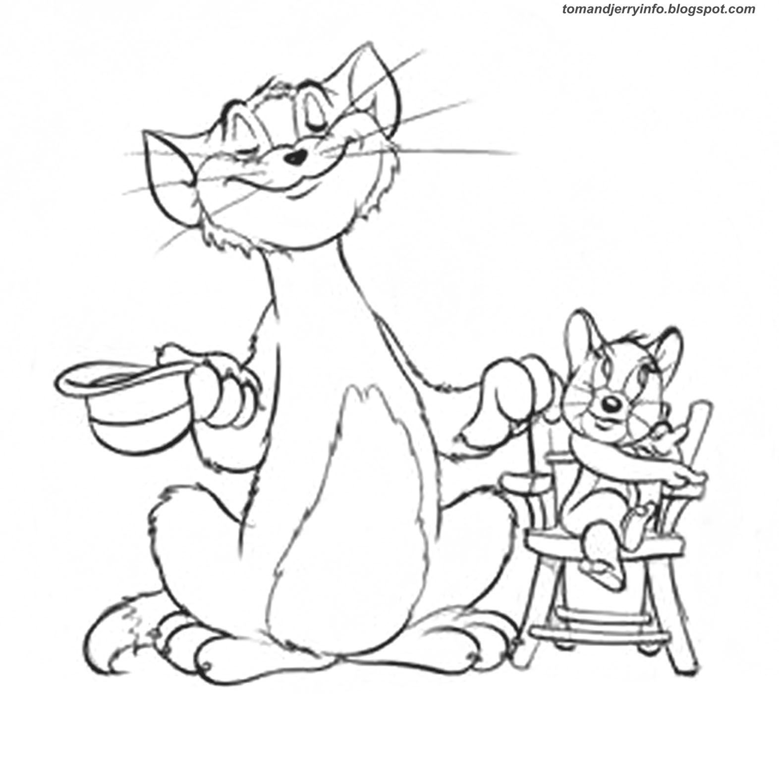 Baby Tom Jerry Coloring Pages - Coloring Pages For All Ages