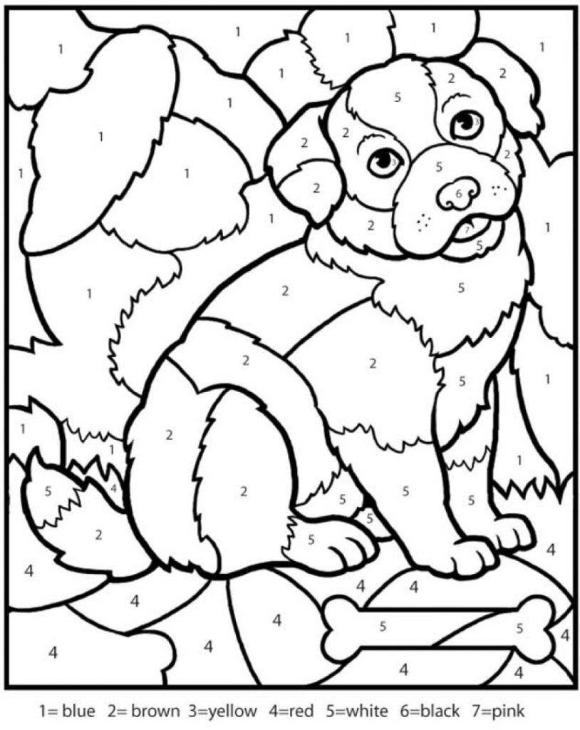 Coloring Pages: Free Color By Number Coloring Pages For Kids ...