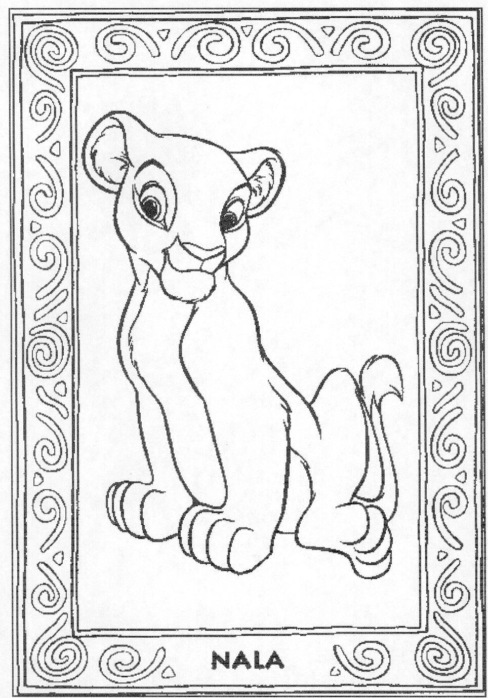 Free Printable The Lion King Coloring Pages Inspiring - Coloring pages