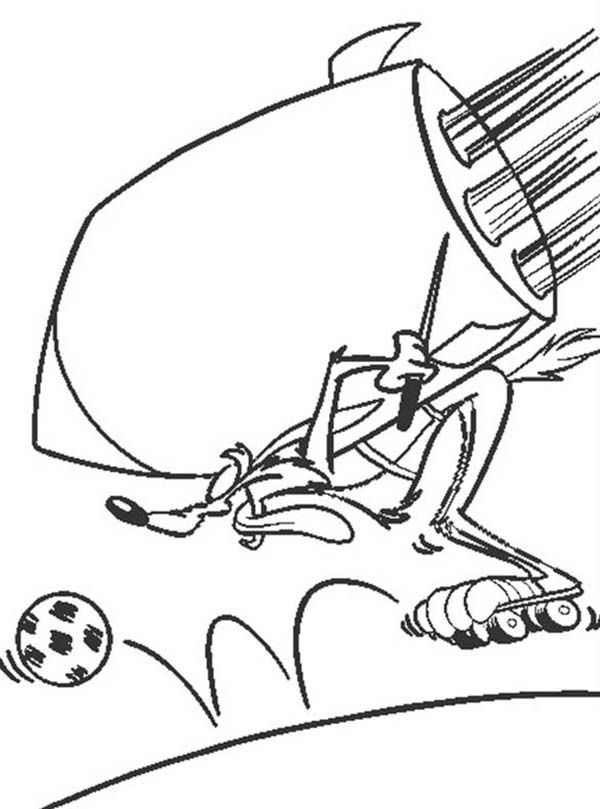 Roadrunner Nemesis Wile E Coyote Coloring Pages | Batch Coloring