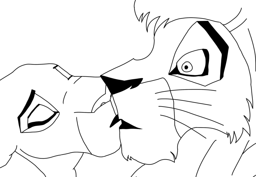 Lion King Coloring Pages Kovu - High Quality Coloring Pages
