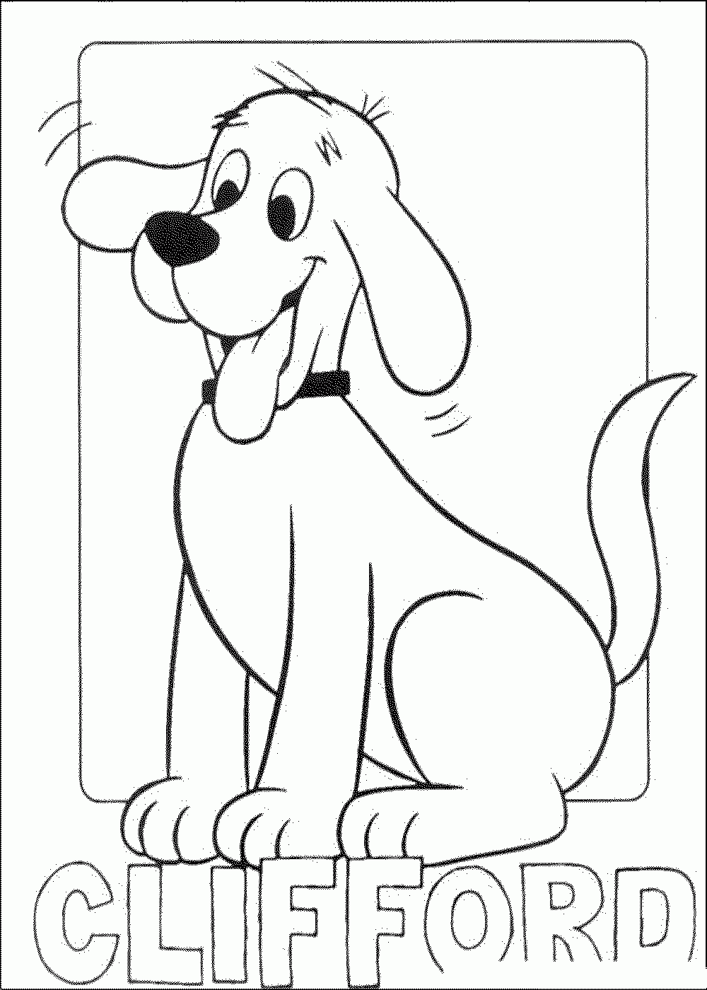 Clifford Coloring Pages Bestsharexyz Bestsharexyz Clifford The Big ...