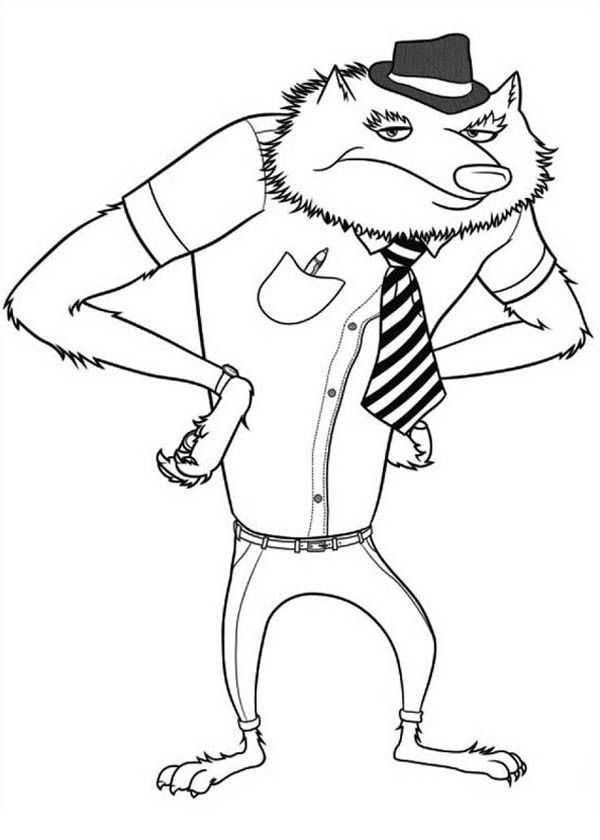 Wayne the Werewolf Hotel Transylvania Guest Coloring Pages | Bulk ...