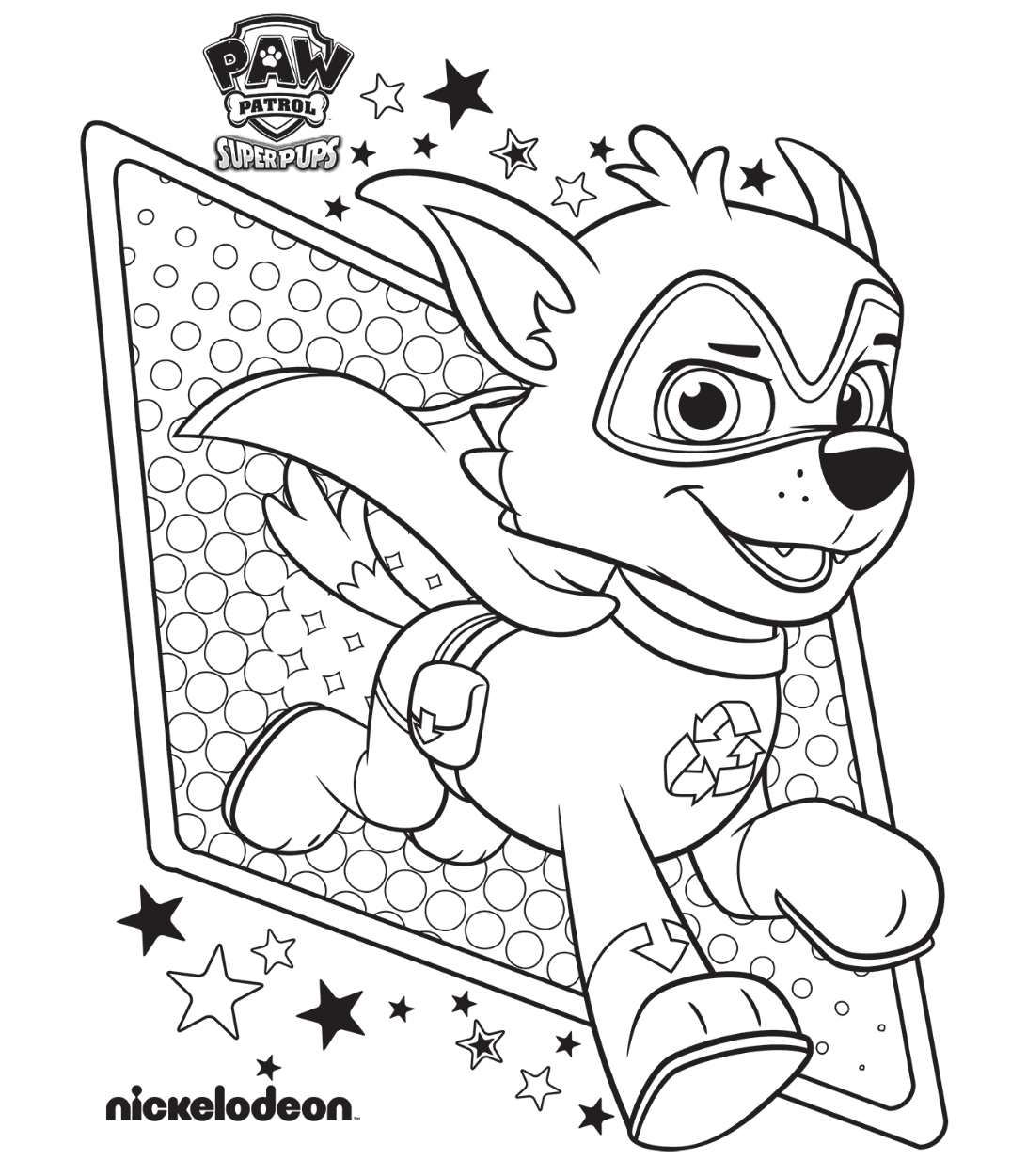 New PAW Coloring Page