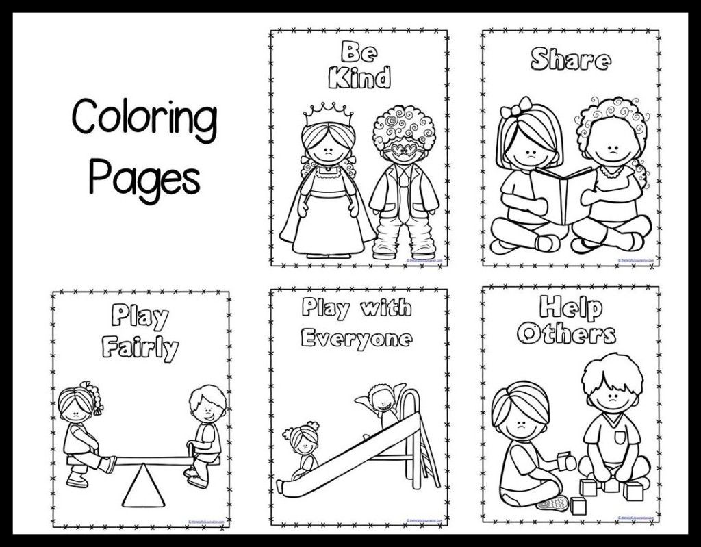 Respect Others Coloring Page