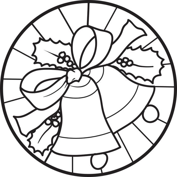 Free, Printable Christmas Bells Coloring Page for Kids #6