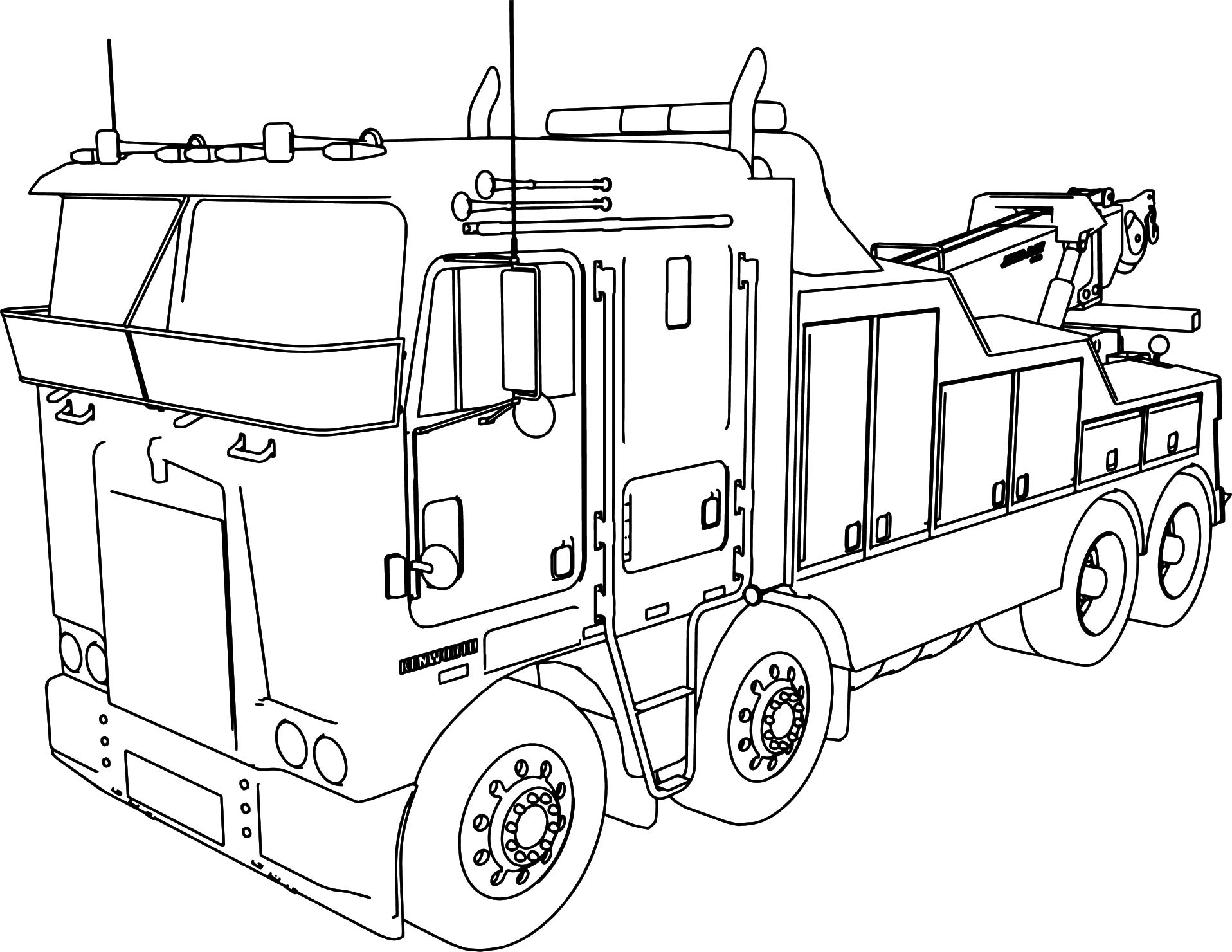 Truck Coloring Pages – coloring.rocks!