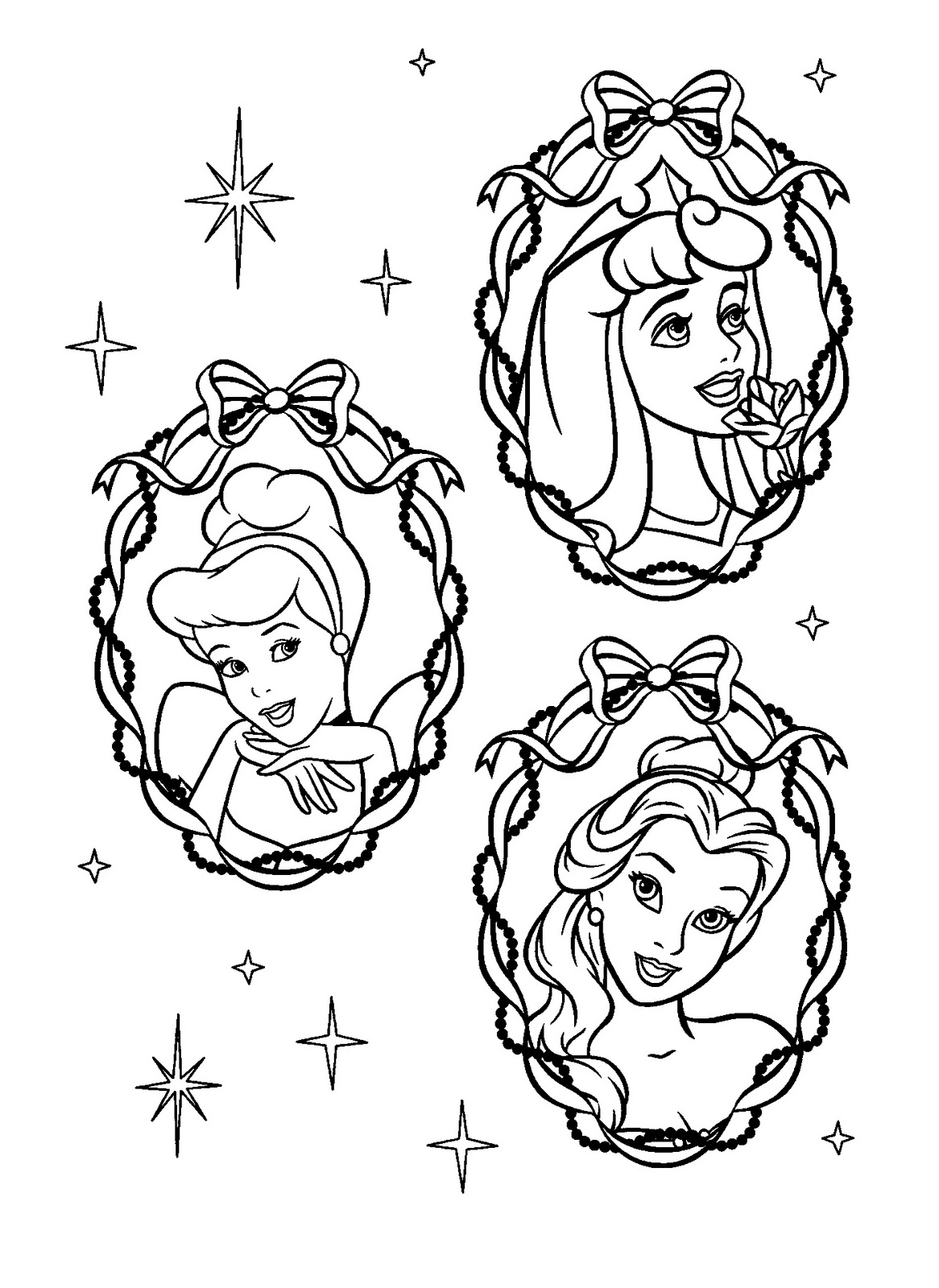 3 Disney Princess Coloring Pages To Print Free - VoteForVerde.com