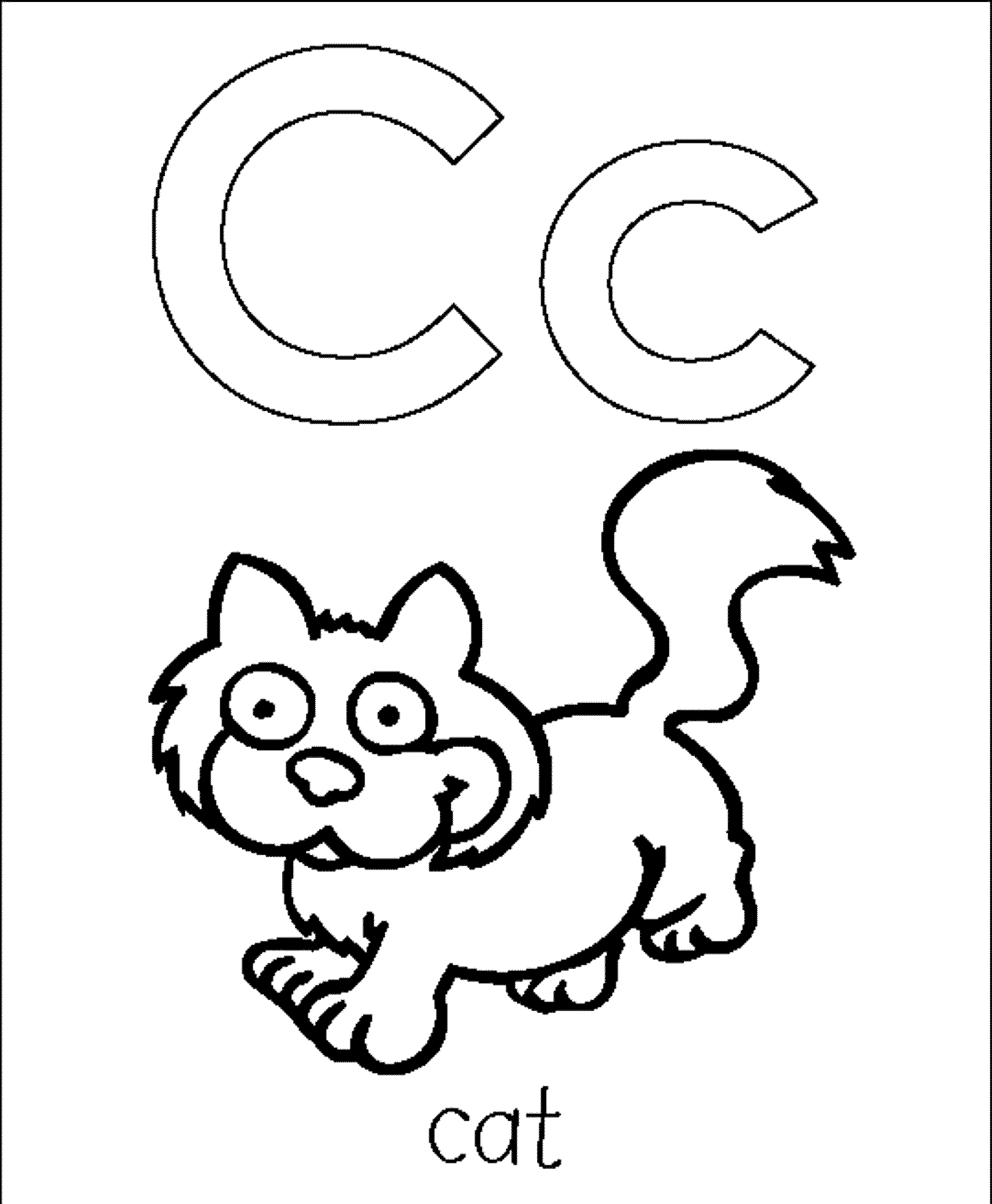 abc coloring page - Printable Kids Colouring Pages