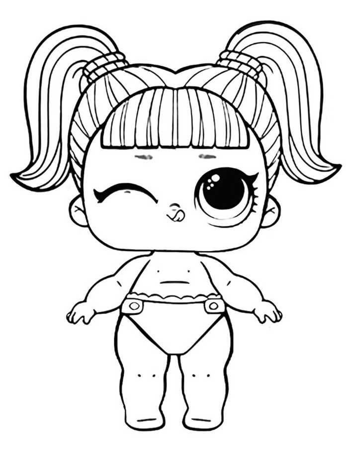 Printable Lol Baby Coloring Pages