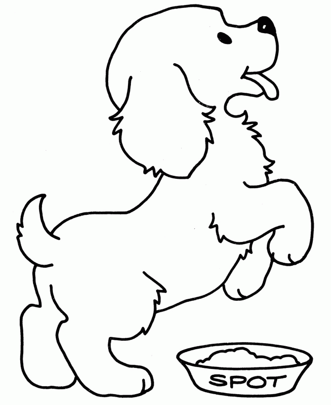 Coloring Pages Of Dogs Online - Coloring Page