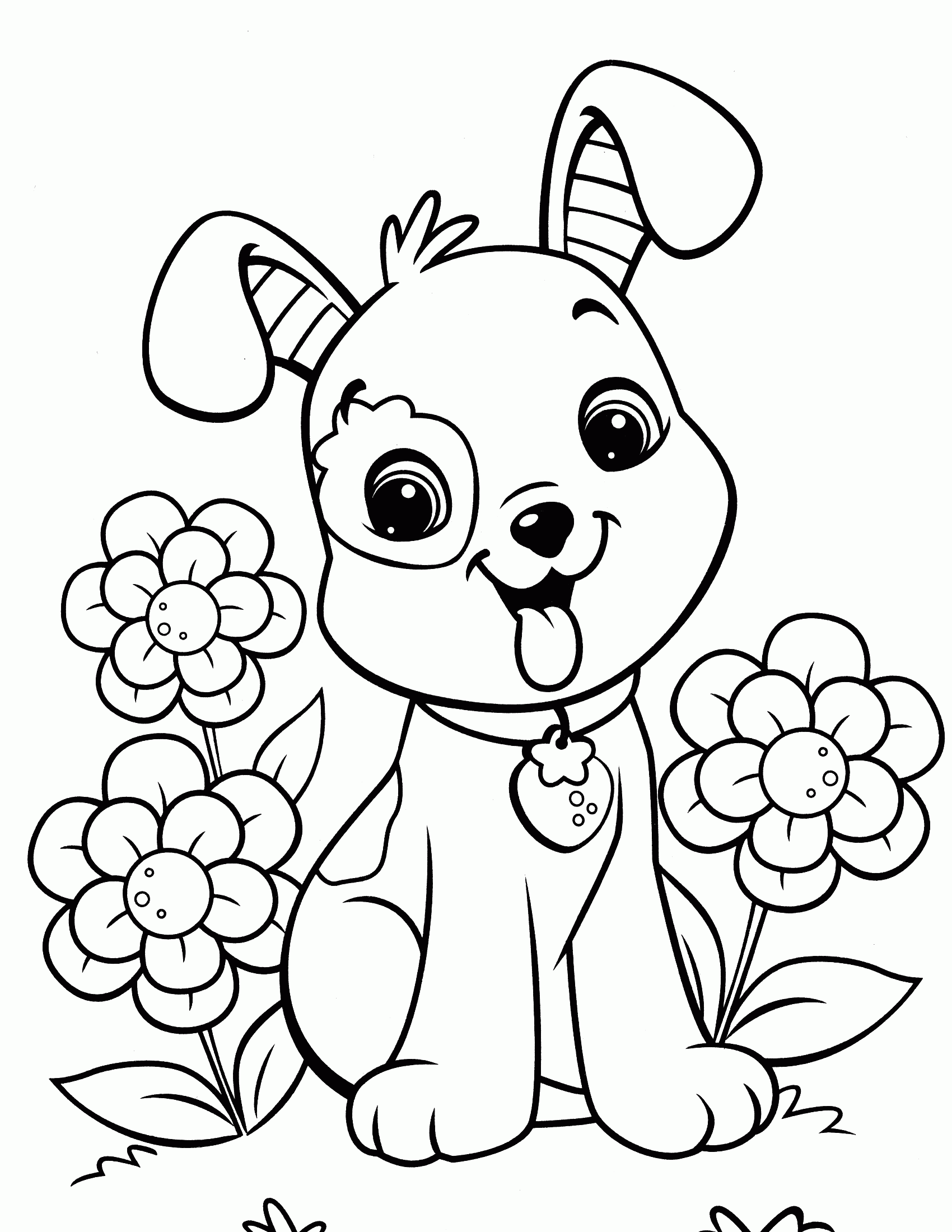 Dog Coloring Pages | fanzdvrlistscom