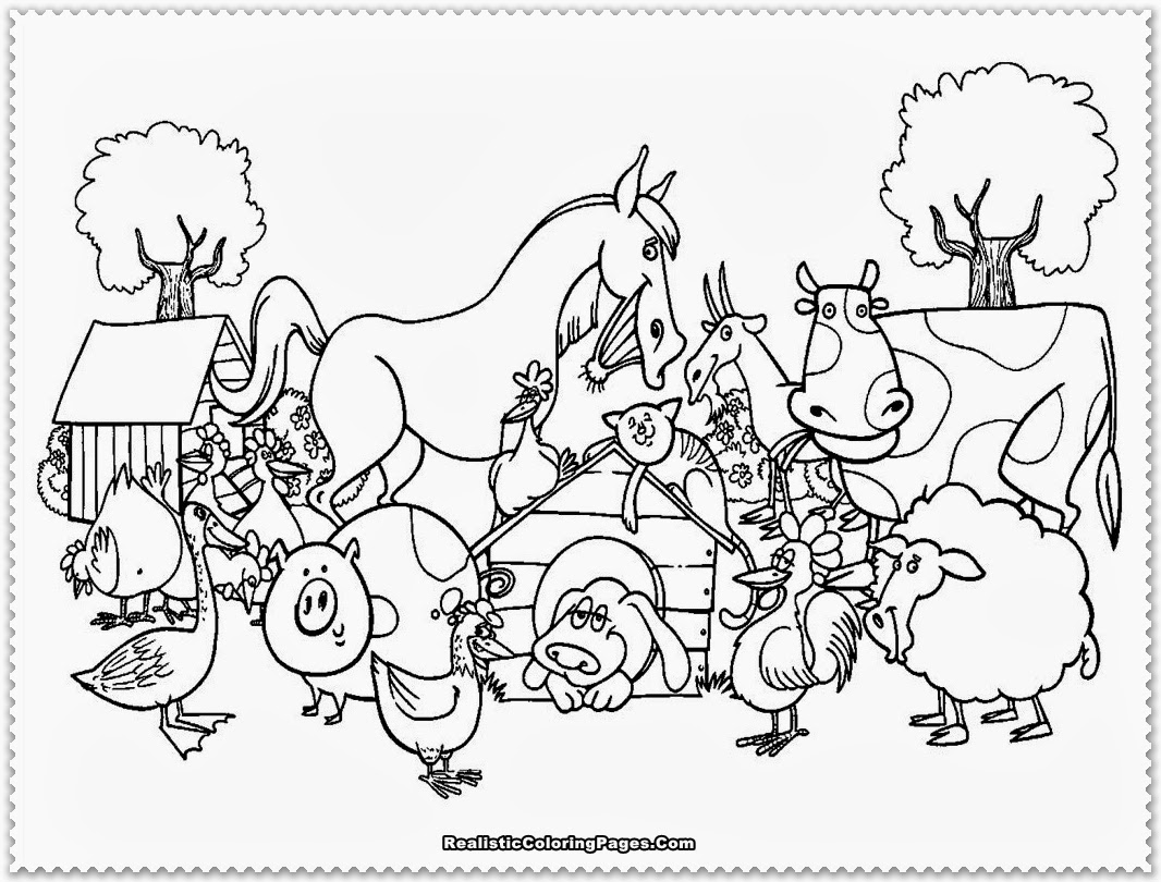 Animal Farm Coloring Pages | proudvrlistscom