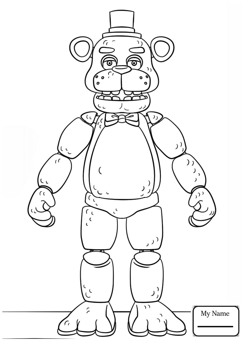 Coloring Book : Fabulous Five Nights At Freddys Coloring ...