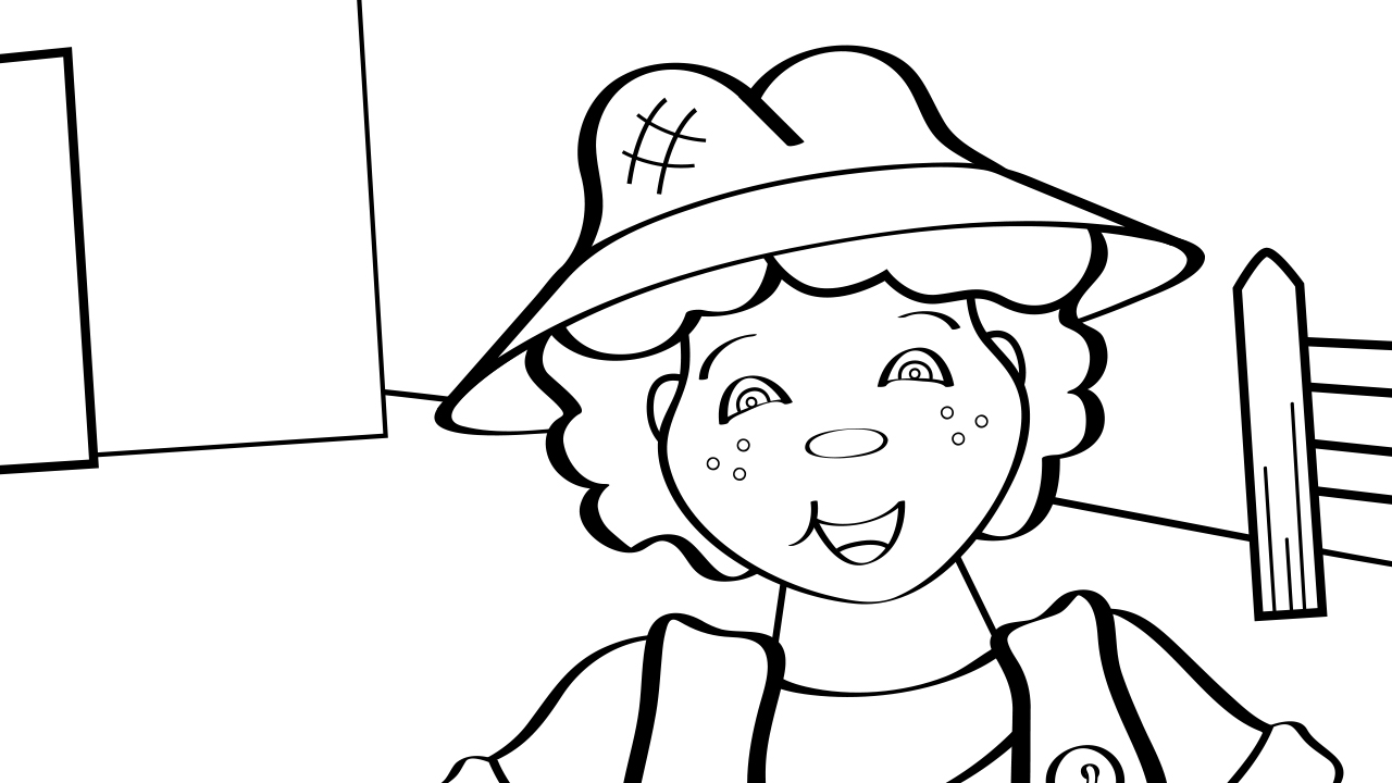 Old MacDonald Had a Farm - Coloring Page - Mother Goose Club
