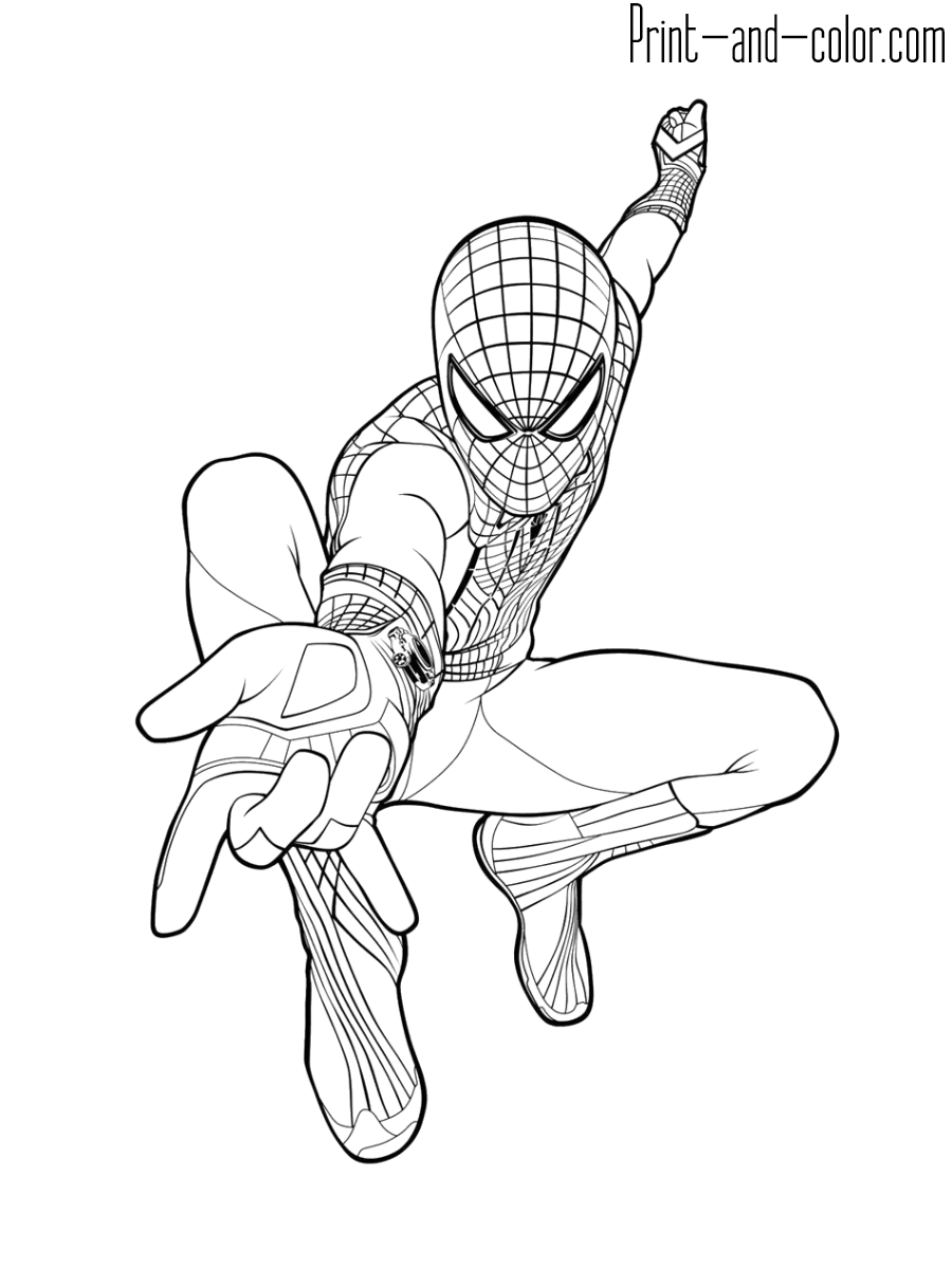 Spider Man coloring pages | Print and Color.com