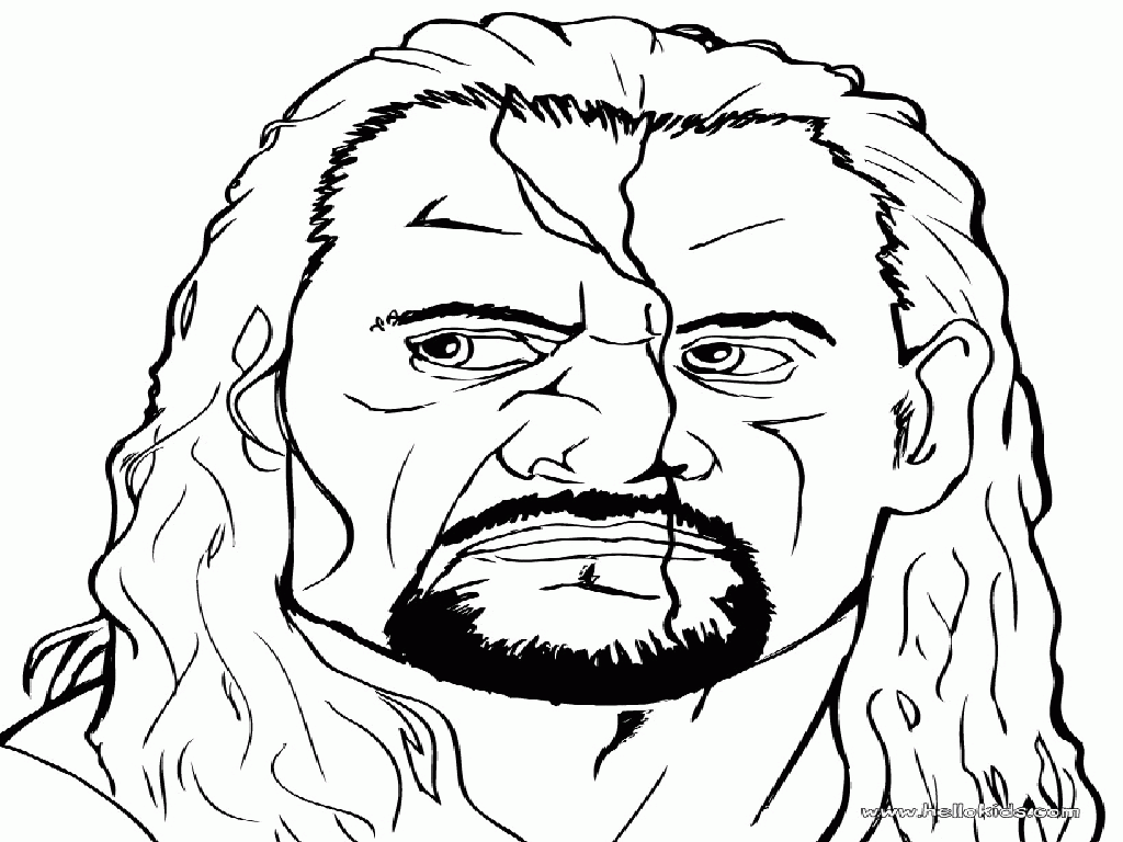 Wrestling Coloring Pages Undertaker | Best Coloring Page Site