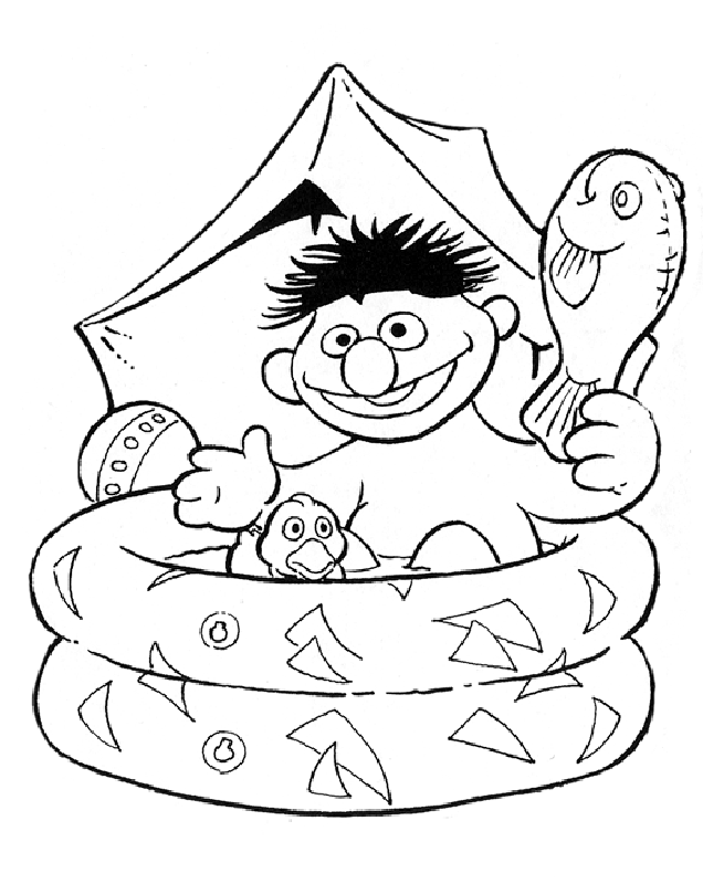 Attractive and Educative Sesame Street Coloring Pages | Printable