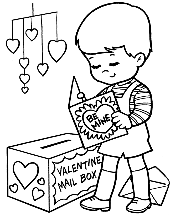 valentines day coloring pages printable happy
