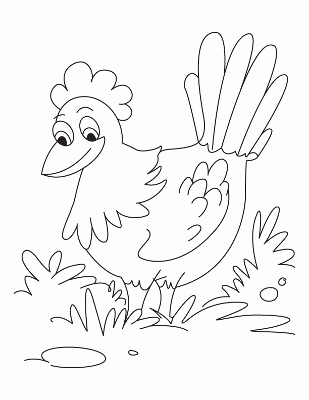 Me pretty hen coloring pages | Download Free Me pretty hen