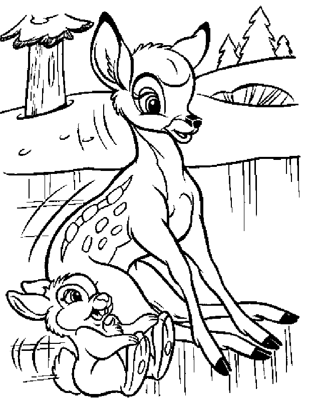 Bambi | Free Printable Coloring Pages – Coloringpagesfun.com | Page 2