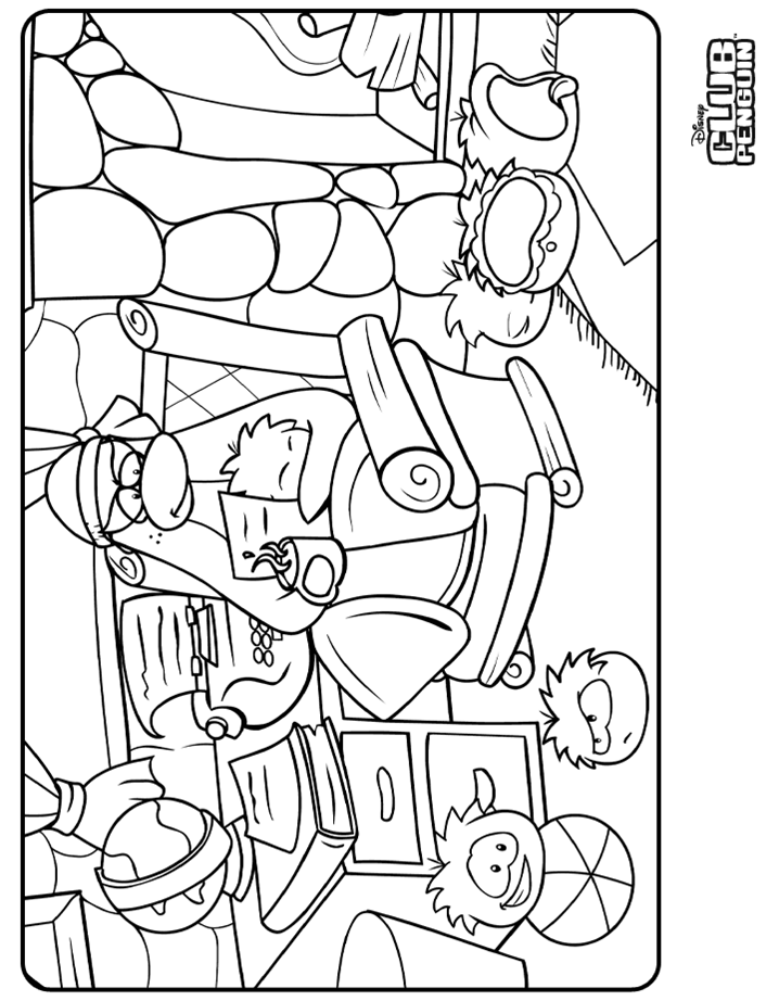 Club Penguin Coloring Pages Of Puffles 436 | Free Printable
