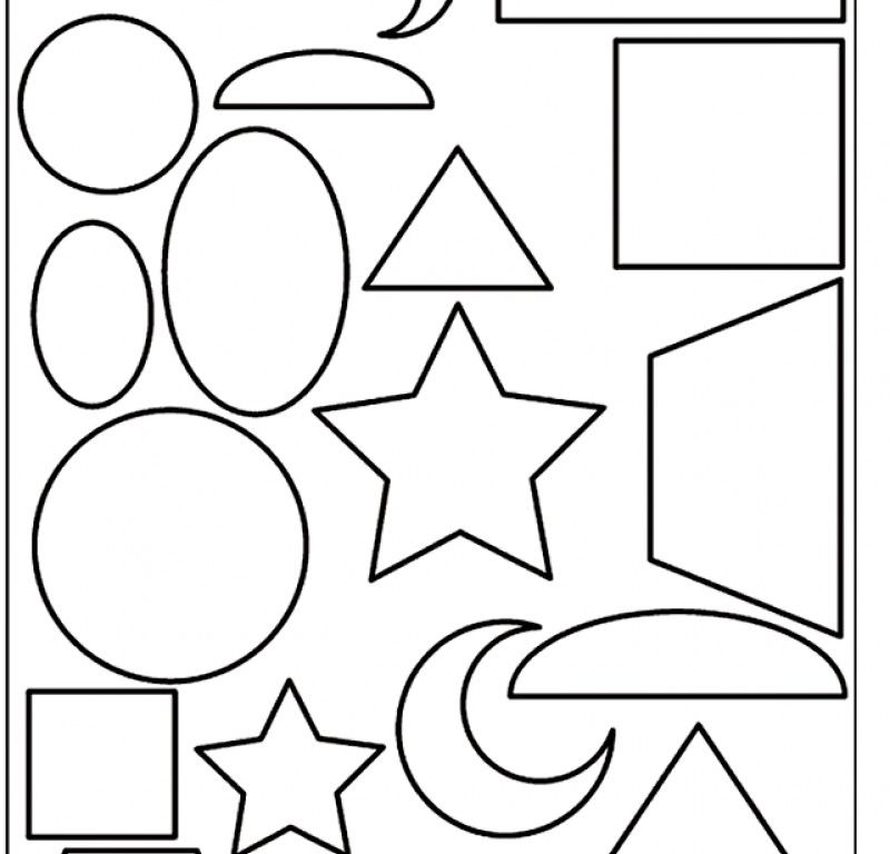 Shapes Coloring Pages Printable - HD Printable Coloring Pages