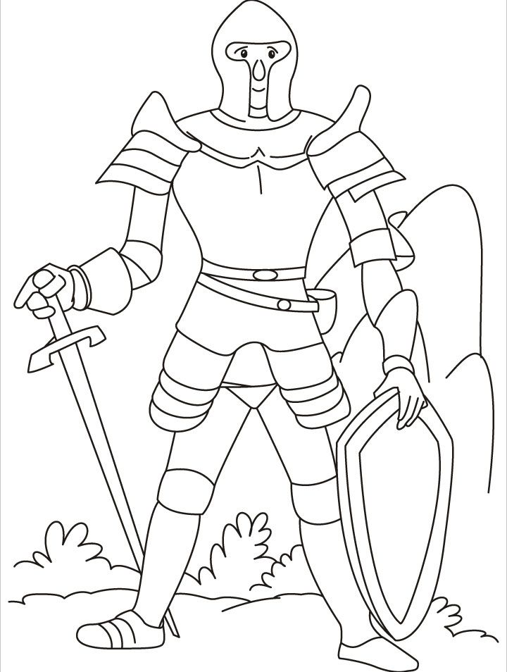great warrior coloring pages | Download Free great warrior