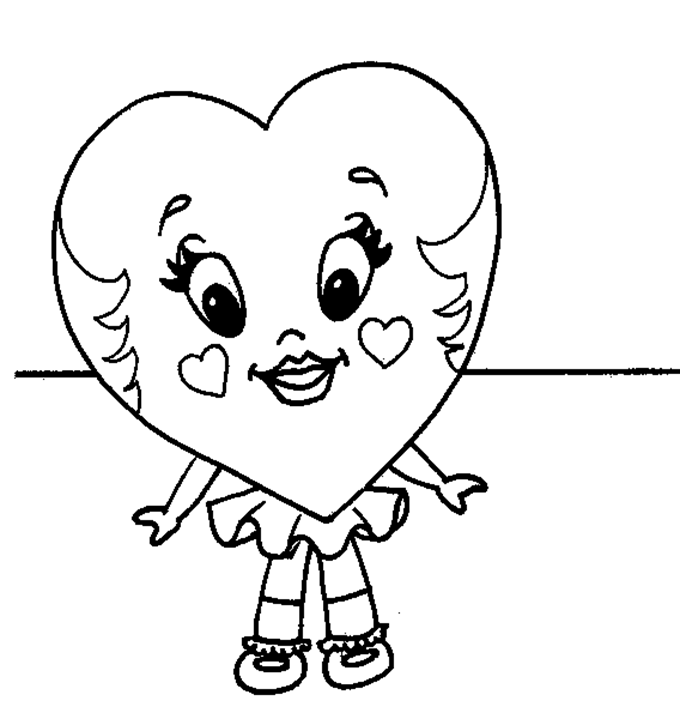 Heart Coloring Pages for Kids- Free Coloring Pages to print