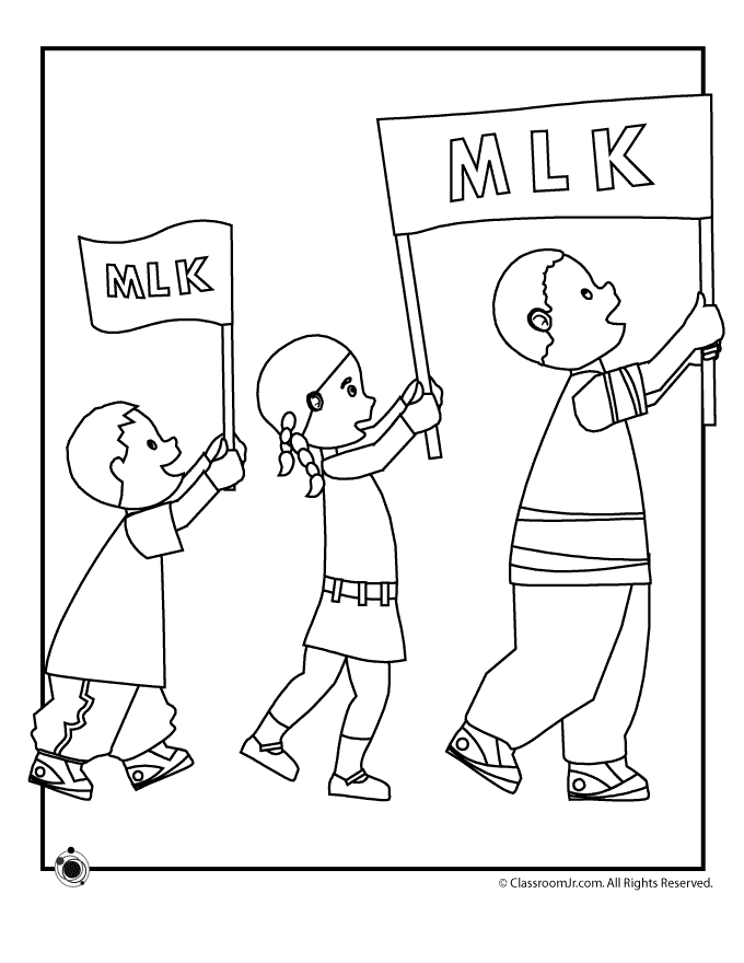 Martin Luther King Jr Coloring Pages - Free Printable Coloring