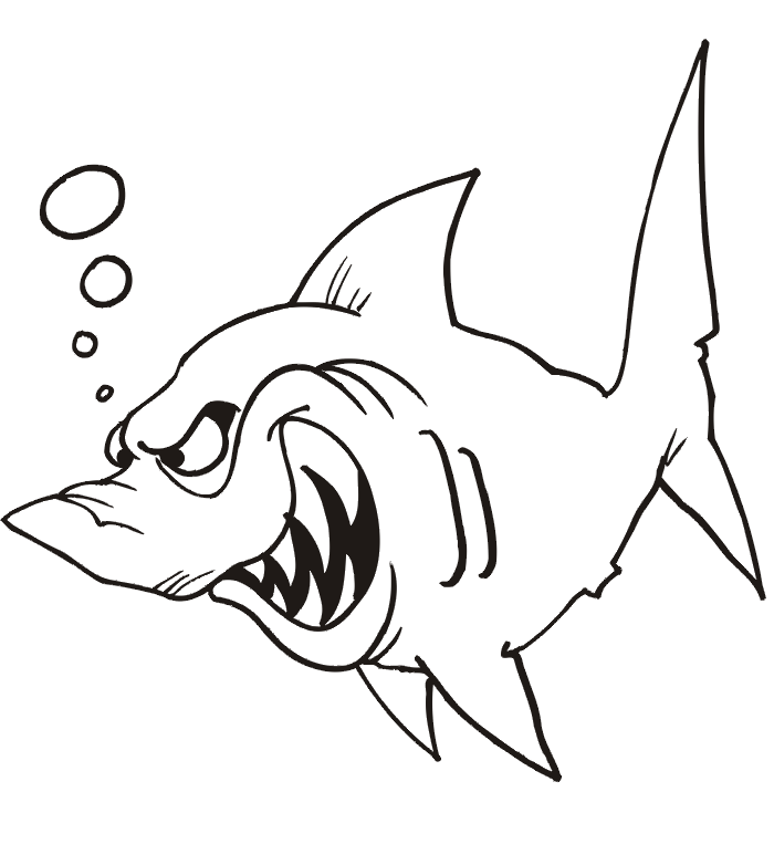 Shark coloring pages | Printable Coloring Pages