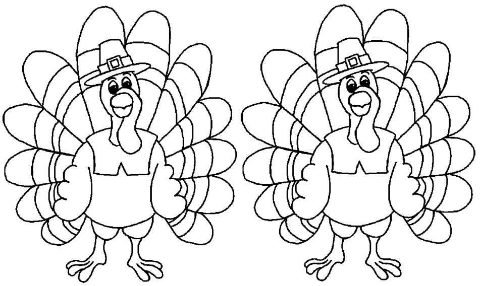 Turkey Coloring Page - Free Coloring Pages For KidsFree Coloring