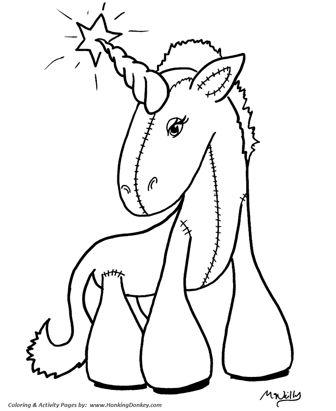 Anime Coloring Pages | Anime Unicorn Coloring Page and Kids ...