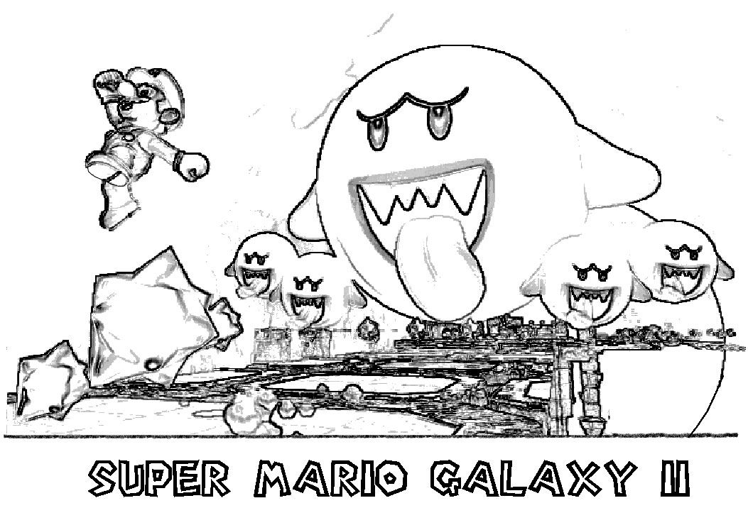 Super Mario Brothers Coloring Pages To Print 283 | Free Printable