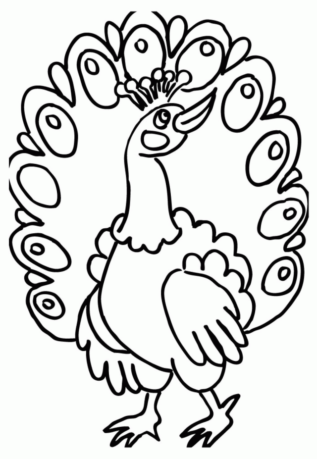 Peacock Coloring Page 1865 Free 135692 Peacock Coloring Pages For Kids