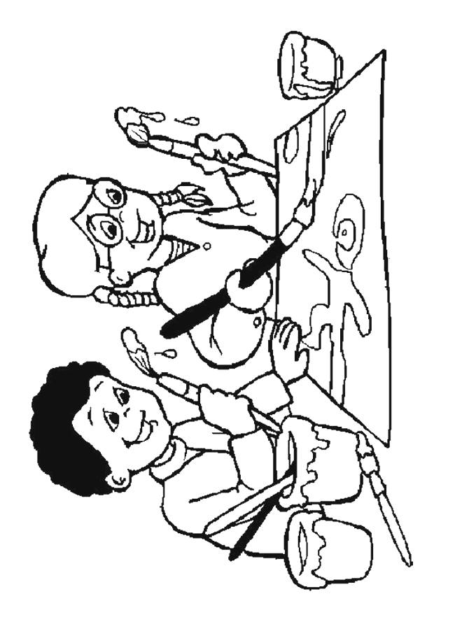 Coloring pages kindergarten - picture 20