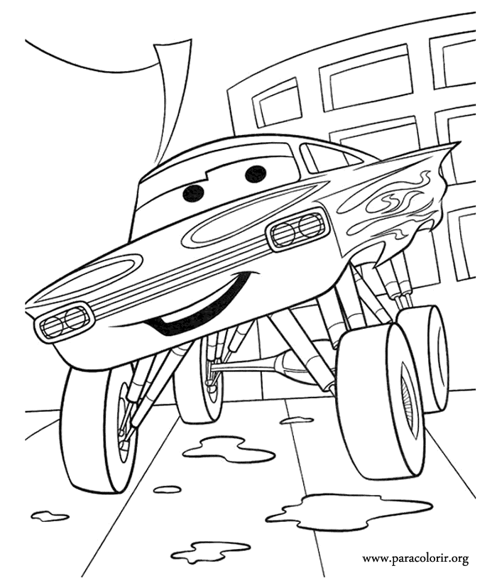 Coloring Pages Of Cars The Movie 136 | Free Printable Coloring Pages