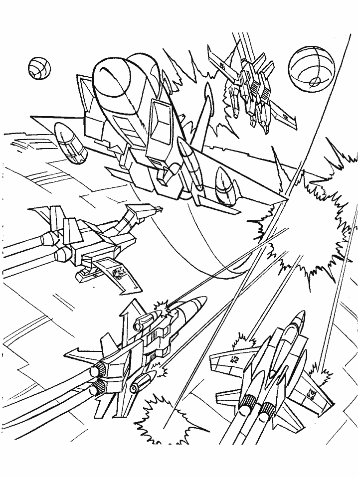 Printable Transformers 3 Cartoons Coloring Pages